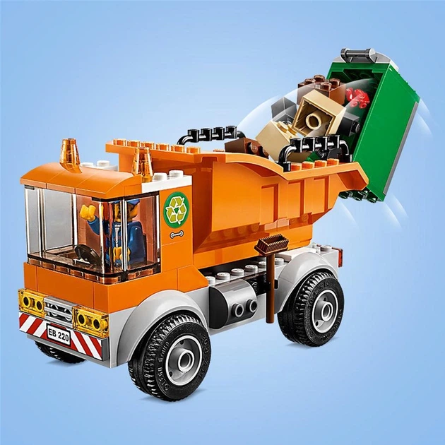 Zestaw klocków LEGO City Śmieciarka 90 elementów (60220) - obraz 7