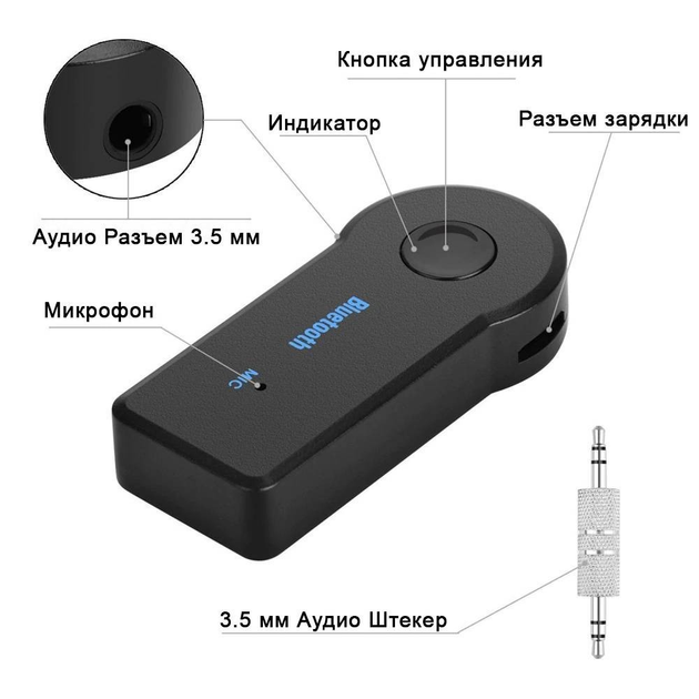 Ресивер Bluetooth AUX BT 350 – фото, отзывы, характеристики в интернет ...