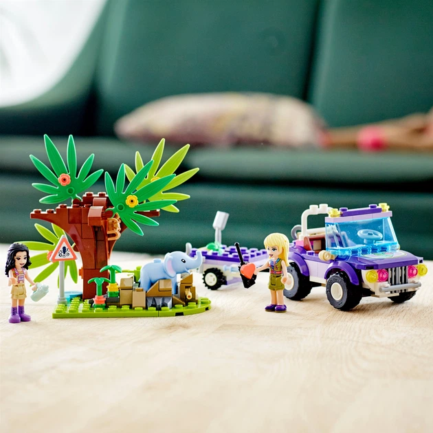 Zestaw klocków LEGO Friends Ratowanie słoniątka w dżungli 203 elementy (41421) - obraz 5