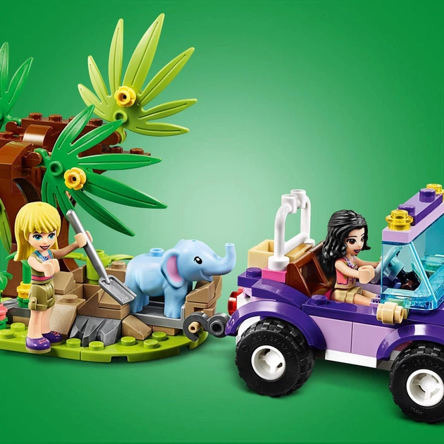 Zestaw klocków LEGO Friends Ratowanie słoniątka w dżungli 203 elementy (41421) - obraz 7