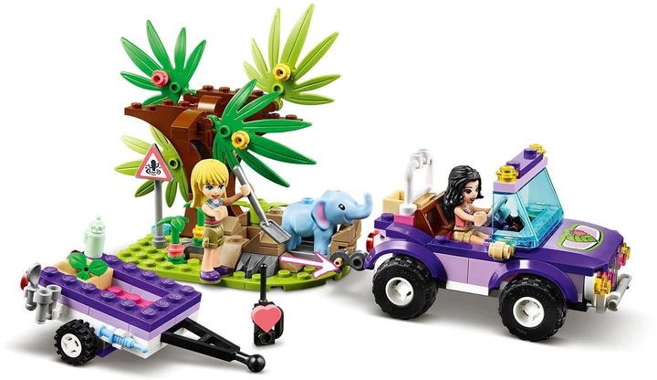 Zestaw klocków LEGO Friends Ratowanie słoniątka w dżungli 203 elementy (41421) - obraz 11