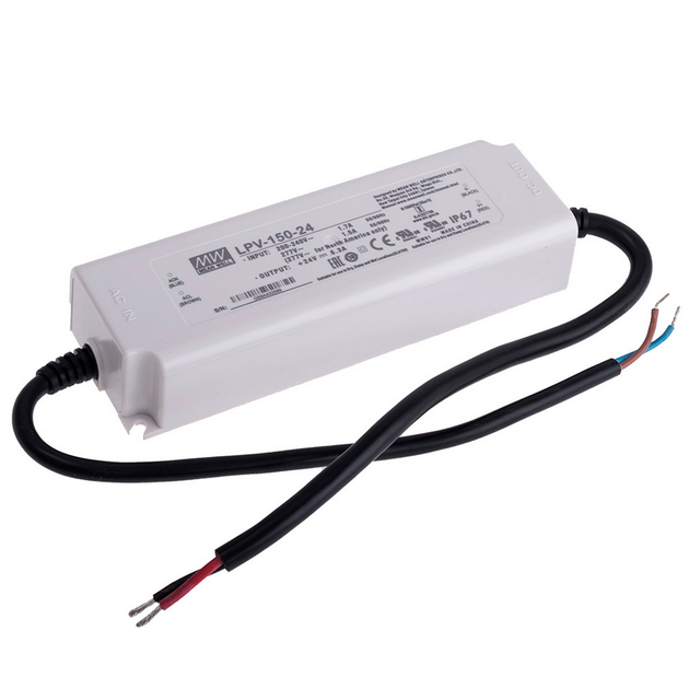 Блок питания Mean Well LPV-150-24 защита IP67 (art.239545) - изображение 1