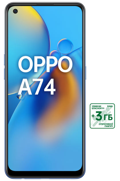 Мобильный телефон OPPO A74 4/128GB Blue – фото, отзывы, характеристики ...