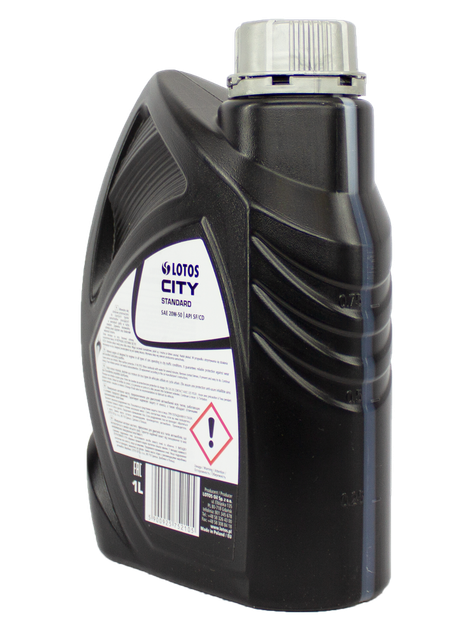Олива моторна LOTOS Oil CITY STANDARD SF/CD 20W-50 1 л (WF-K107520-0N0) - зображення 4