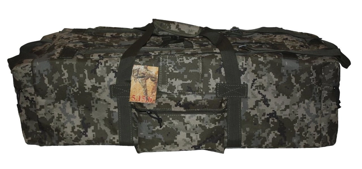 Тактическая крепкая сумка 5.15.b 75 литров. Экспедиционный баул. Украинский пиксель - изображение 2