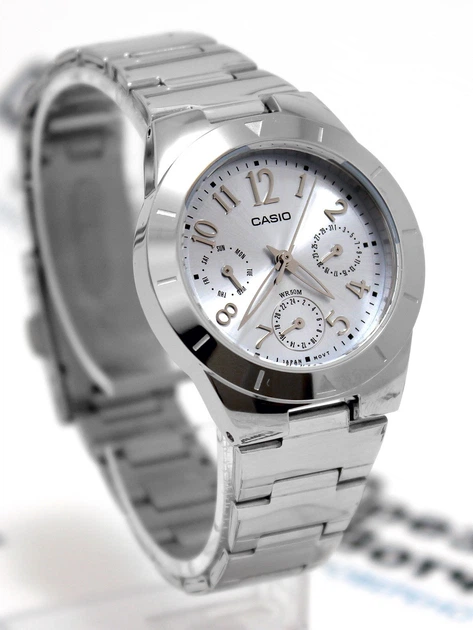 Часы женские Casio LTP-2069D-2A2VEF, 36.5 мм, серебристый - изображение 2