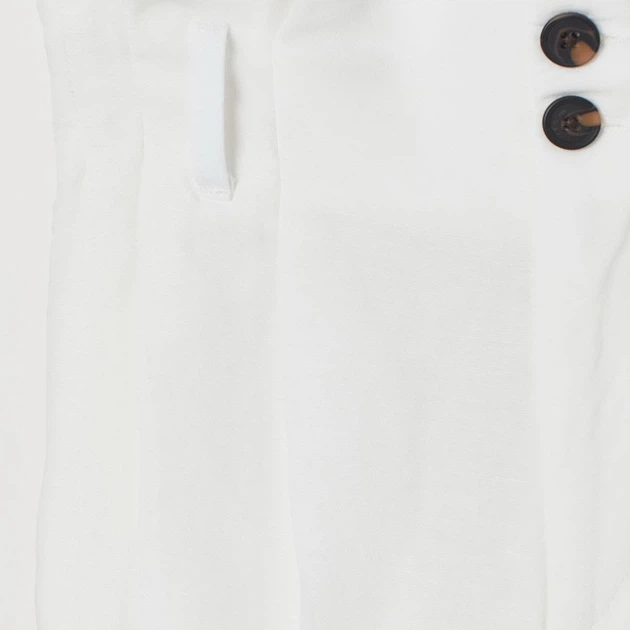 Брюки женские H&M 05-0752516-0 36 Белые (СА2000001683354) - изображение 4