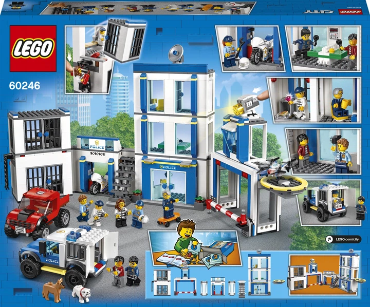 Конструктор LEGO City Police Полицейский участок 743 детали (60246) - изображение 12