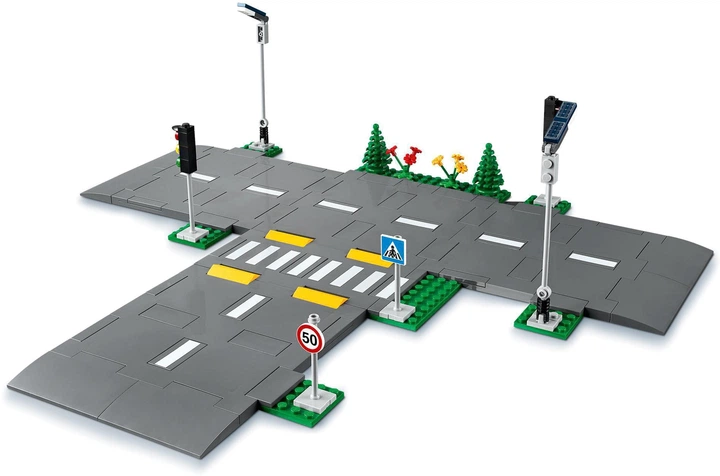 Zestaw klocków LEGO City Town Płyty drogowe 112 elementów (60304) - obraz 11