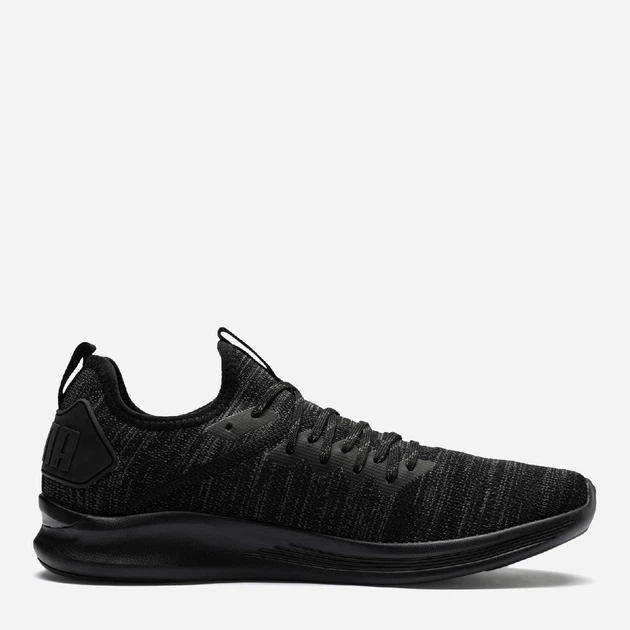 puma ignite flash evoknit in black