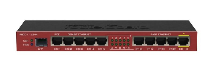 Маршрутизатор MikroTik RB2011iLS-IN - зображення 1
