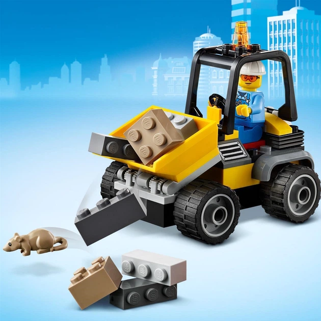 Zestaw klocków LEGO City Great Vehicles Pickup do robót drogowych 58 elementów (60284) - obraz 8