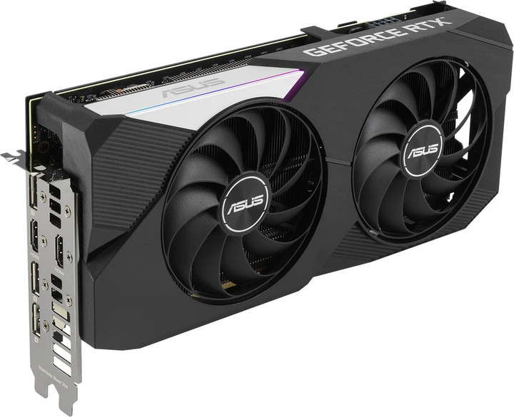 Видеокарта Asus PCI-Ex GeForce RTX 3060 Ti Dual OC Edition V2 LHR