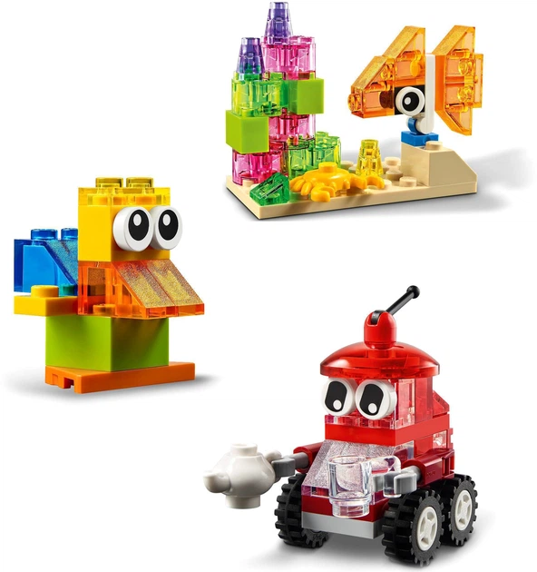 Zestaw klocków LEGO Classic Kreatywne przezroczyste klocki 500 elementów (11013) - obraz 8