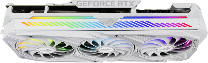 Видеокарта Asus PCI-Ex GeForce RTX 3080 ROG Strix OC White