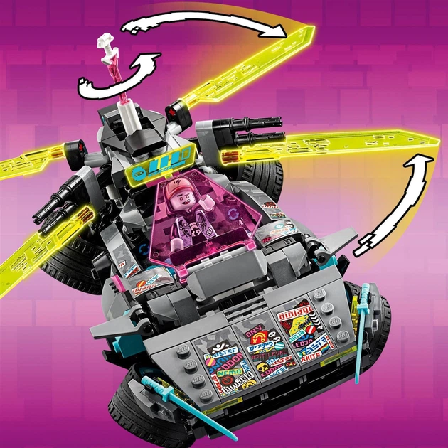 Конструктор LEGO Ninjago Спеціальний автомобіль Ніндзя 419 деталей (71710) - зображення 7
