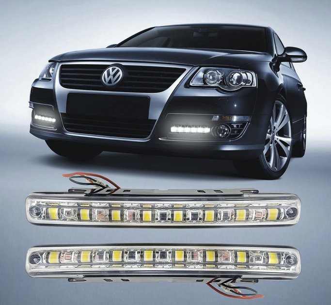 Комплект ходовых огней LED. для VW Passat «B6» 2005, 2006, 2007, 2008, 2009, 2010