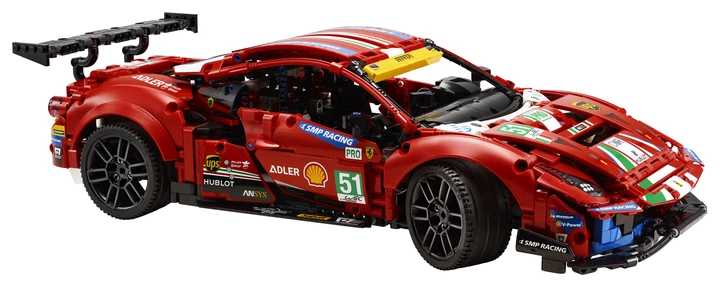 Конструктор LEGO Technic Ferrari 488 GTE AF Corse №51 1677 деталей (42125) - зображення 2