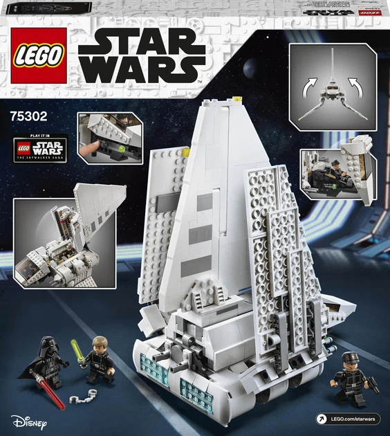 Конструктор LEGO Star Wars Шаттл Империи 660 деталей (75302) - Фото 14 Конструктор LEGO Star Wars Шаттл Империи 660 деталей (75302) - изображение 14