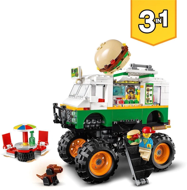 Конструктор LEGO Creator Грузовик «Монстрбургер» 499 деталей (31104) - изображение 9