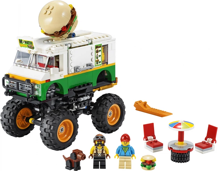 Конструктор LEGO Creator Грузовик «Монстрбургер» 499 деталей (31104) - изображение 2