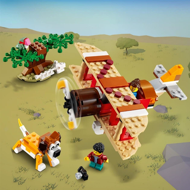 Zestaw klocków LEGO Creator Domek na drzewie na safari 397 elementów (31116) - obraz 9