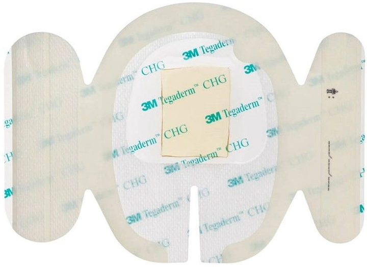 Повязка для фиксации внутривенных катетеров 3M Tegaderm CHG 8.5 х 11.5 см 1657R 1 шт. - изображение 1