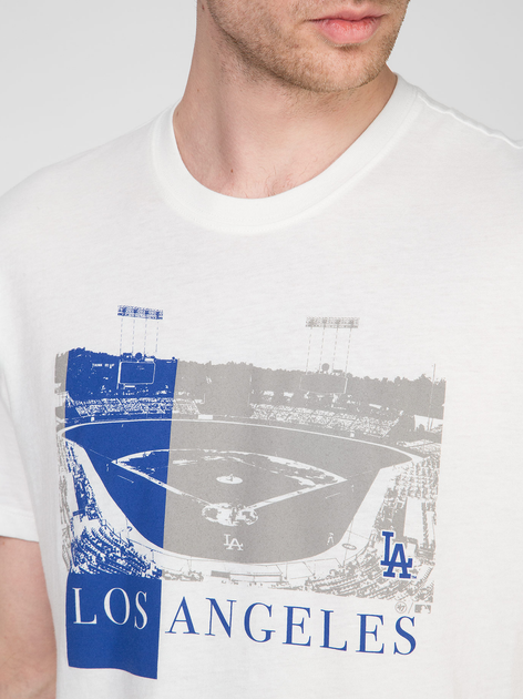 47 MLB Los Angeles Dodgers LC Emb Short Sleeve T-Shirt White XL Man