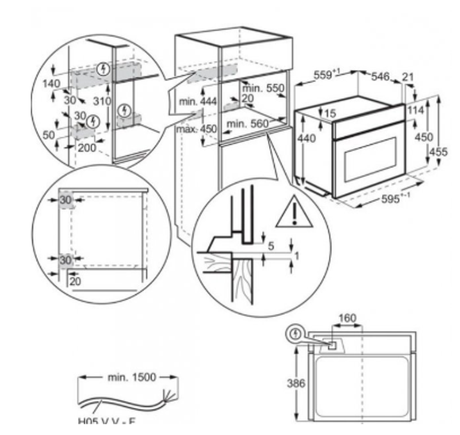 Духовой шкаф electrolux vkl8e08wx