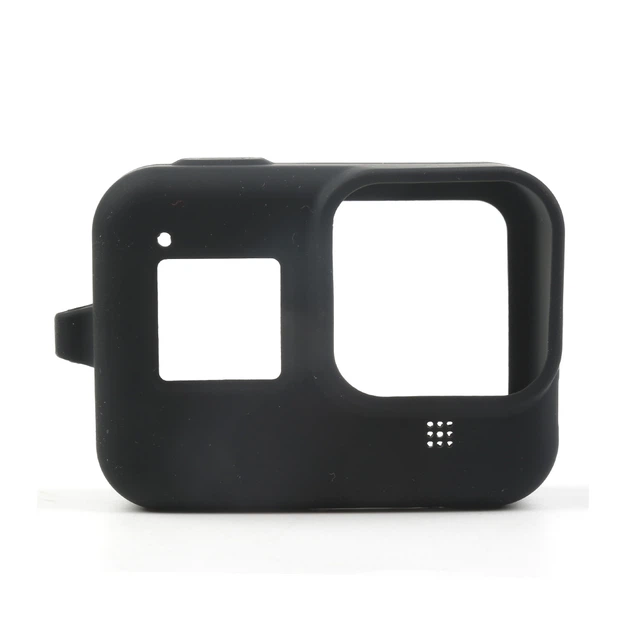 Силиконовый чехол SHOOT с ремешком для GoPro HERO8 Black XTGP803 Черный - Фото 4 Силиконовый чехол SHOOT с ремешком для GoPro HERO8 Black XTGP803 Черный - изображение 4