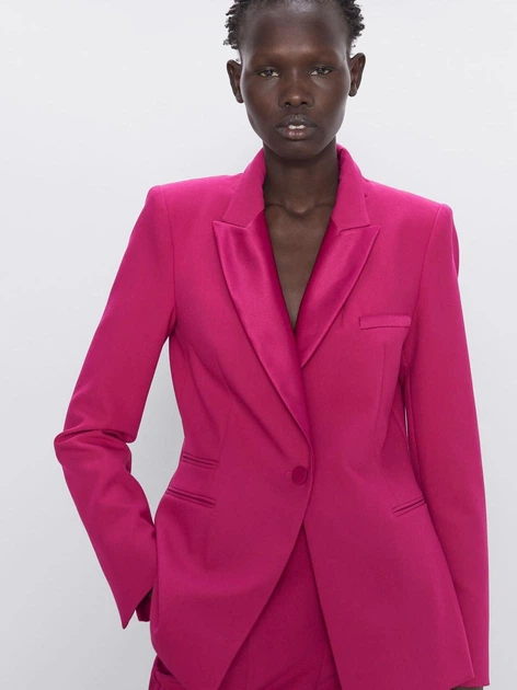 櫻 Пиджак женский Zara 7834/783/940-ACWG M Розовый