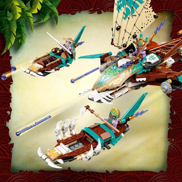 Zestaw klocków LEGO Ninjago Morska bitwa katamaranów 780 elementów (71748) - obraz 6
