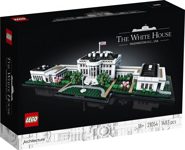 Конструктор LEGO Architecture Білий дім 1483 деталі (21054) - зображення 3