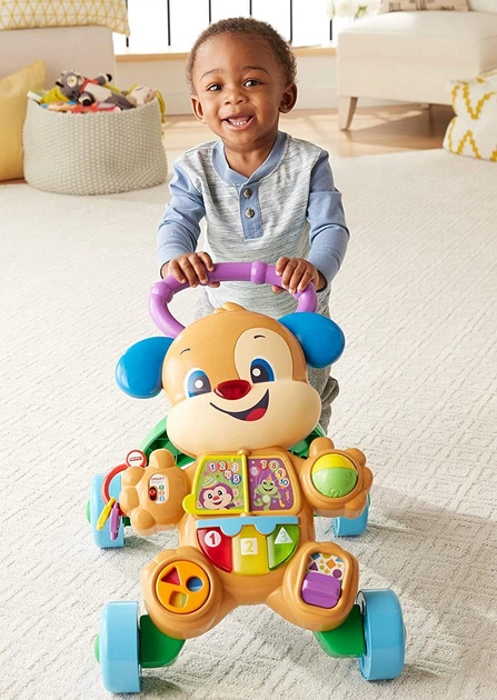 &nbsp;Ходунки - штовхач Fisher-Price Laugh & Learn, Puppy Walker Розумне цуценя зі звуковими ефектами (FHY94) - изображение 4