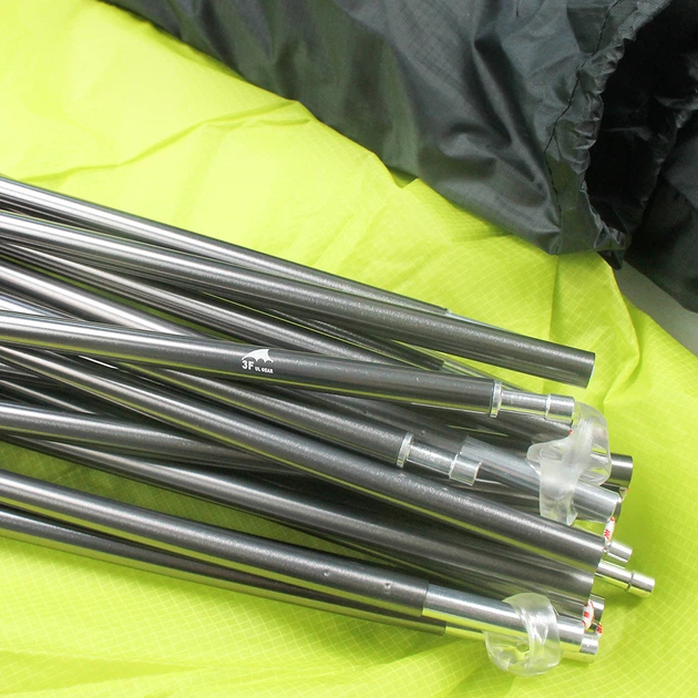 Палатка трехместная 3F UL GEAR QingKong 3 15D 3 season Зеленая (315D3S) - изображение 8