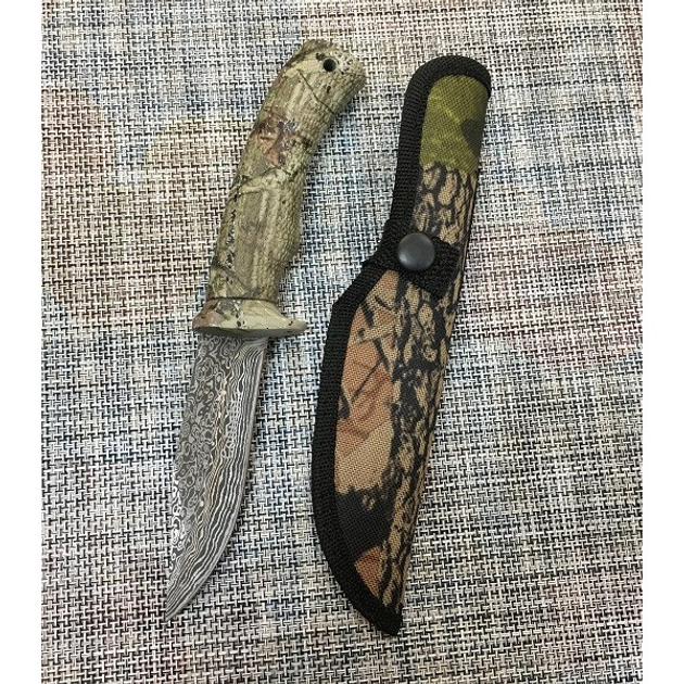 Охотничий нож 22,5 см CL 43 c дамасским узором (00000XSН430) - изображение 1