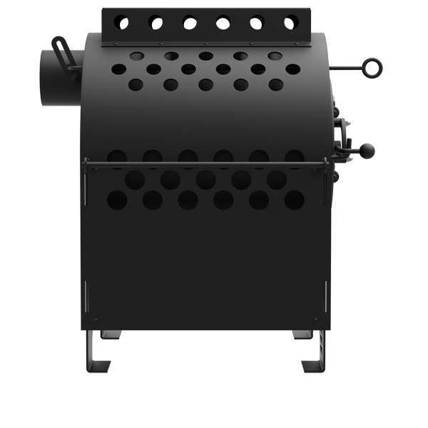 Печь на дровах серии BARREL 1510 тип 00 d 120мм 9 кВт (6C0001) - изображение 4