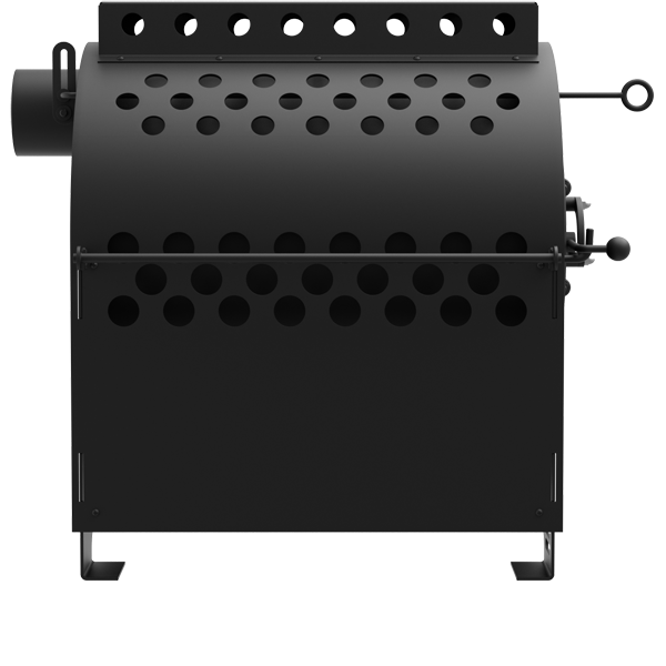Печь на дровах серии BARREL 1510 тип 01 d 120мм 9 кВт (6C0003) - изображение 4