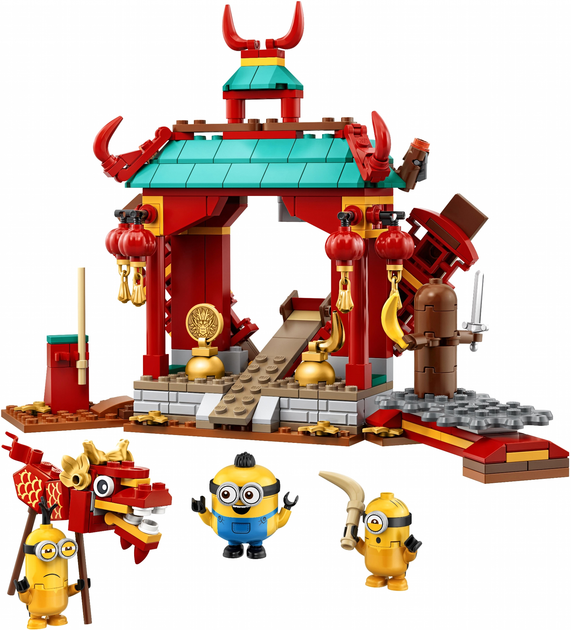 Конструктор LEGO Minions Змагання міньйонів із кунгфу 310 деталей ...