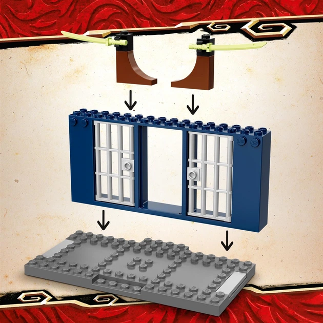 Zestaw klocków LEGO Ninjago Dar Przeznaczenia Decydująca bitwa 147 elementów (71749) - obraz 7