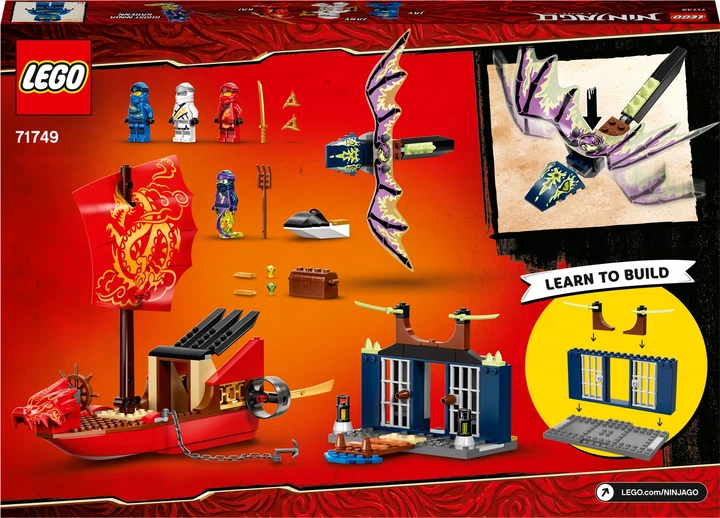Zestaw klocków LEGO Ninjago Dar Przeznaczenia Decydująca bitwa 147 elementów (71749) - obraz 9