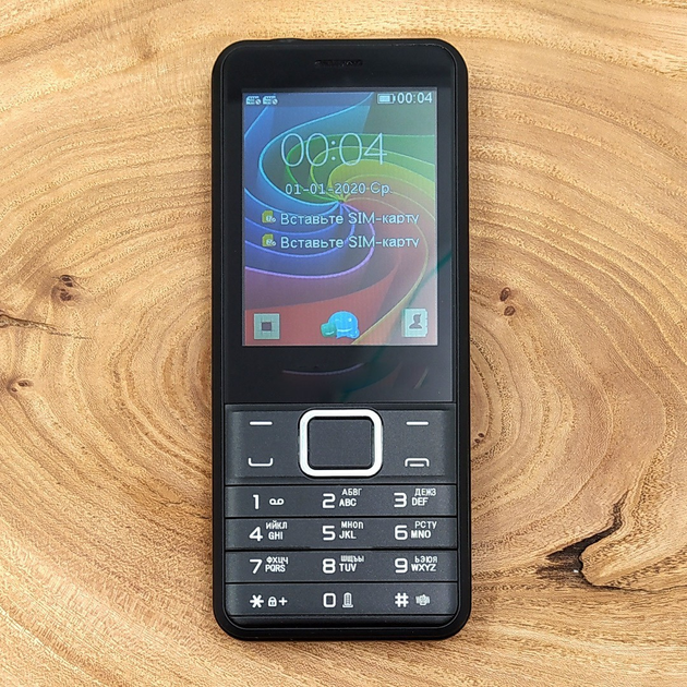 Кнопочный телефон с усиленным аккумулятором Dk-tel 464 Black – фото ...