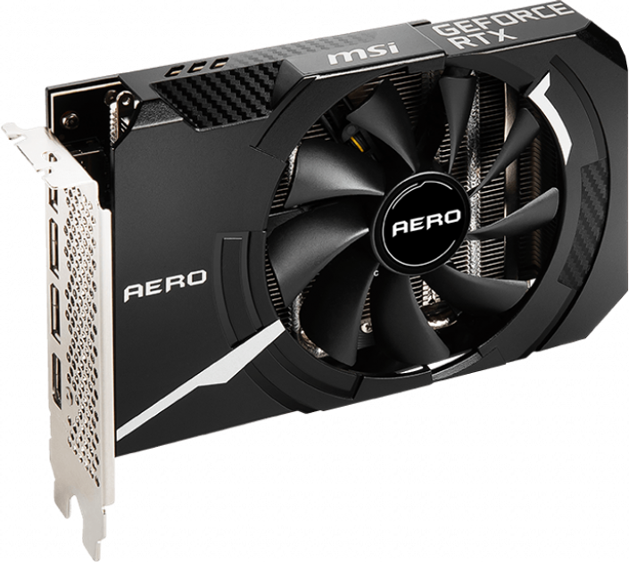 Видеокарта MSI PCI-Ex GeForce RTX 3060 Ti Aero ITX OC 8GB GDDR6 (256bit ...