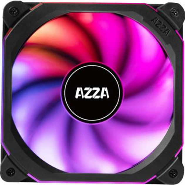 Кулер для корпуса Azza 1 X PRISMA DIGITAL RGB FAN 120mm (FFAZ-12DRGB-011) - изображение 1