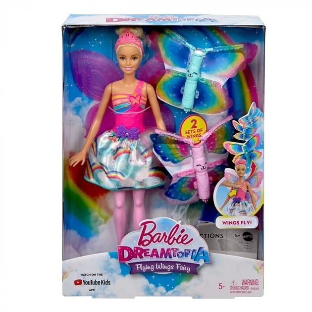Лялька Barbie Dreamtopia Фея Літаючі крильця - зображення 2