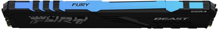 Оперативна пам'ять Kingston Fury DDR4-3200 16384 MB PC4-25600 Beast RGB Black (KF432C16BBA/16) - зображення 4