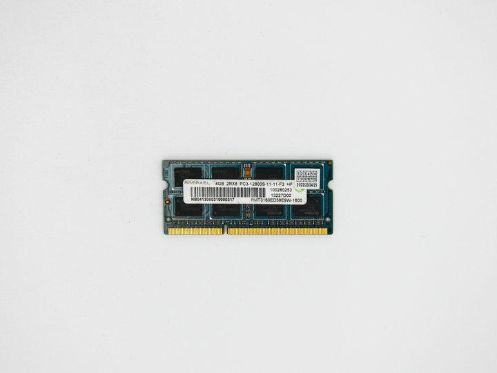 Оперативная память Ramaxel SODIMM 4Gb DDR3 1600MHz PC3-12800 CL11 ...