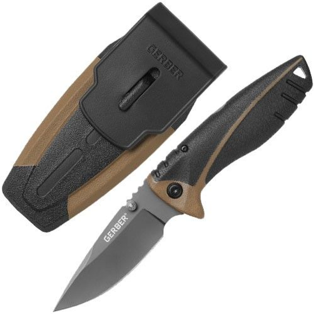 Ніж складаний кишеньковий Gerber 31-001164 (Back lock, 88.9/209.5 мм, сірий) - зображення 2