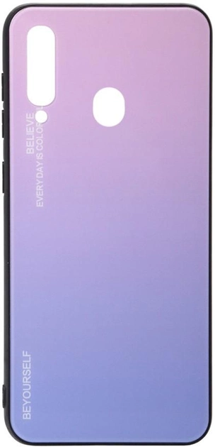 Акція на Панель BeCover Gradient Glass для Samsung Galaxy A20s 2019 SM-A207 Pink-Purple від Rozetka