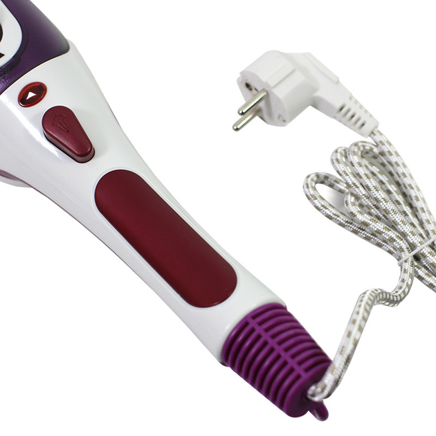Отпариватель для одежды Lesko JK-9518 Purple мощность 800W ручной утюг щетка (F_5634-18993) - изображение 4